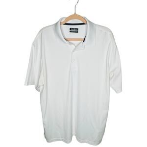 Ben Hogan White Golf Polo Short Sleeve Activewear Siz XL